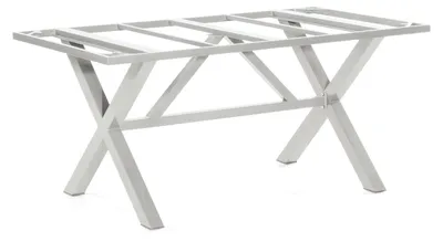 Produktbild von Base-Spectra Tischgestell Aluminium Silber