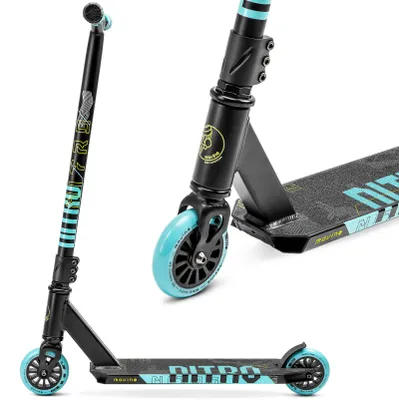 Produktbild von MOVINO Kinder Erwachsene Stunt-Scooter Freistil Nitro Blau