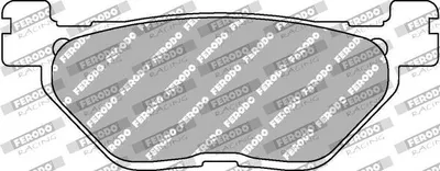 Produktbild von FERODO RACING Bremsbeläge Satz Hinten Bremsklötze FDB2156P