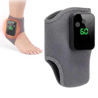 Produktbild von Kniewärmer mit Wärmefunktion und Vibrationsmassage 5 Stufen 40–60°C kabelloser beheizbarer Kniegurt mit USB Akku und NTC Temperaturkontrolle