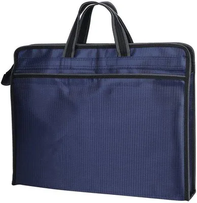 Produktbild von Geschäftliche A4-Tasche mit Griff, multifunktionale Organisationstasche, Sortiertasche, Arbeitsmappe, für Schule, Büro, Universität