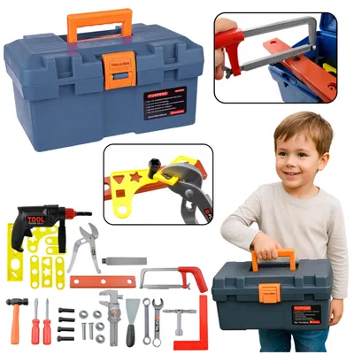 Image de Kit de bricolage, boîte à outils, accessoires de perceuse