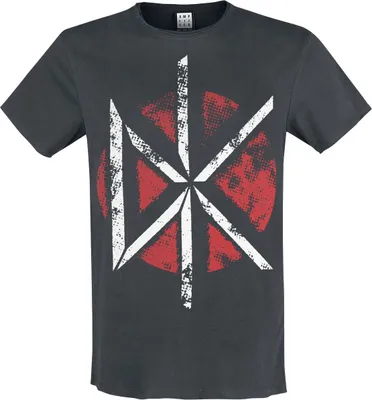Produktbild von Dead Kennedys T-Shirt Herren Amplified Collection - Logo charcoal L
