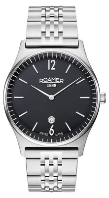 Image de Roamer Montre Hommes Elements 40 mm Bracelet en acier inoxydable 650810 41 55 50
