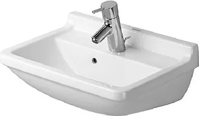 Produktbild von Duravit Starck 3 Waschtisch Weiß Hochglanz 500 mm , 03005000001