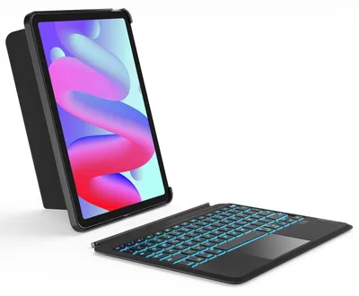 Produktbild von Hülle mit Tastatur 11 M4 2026 M3 M2 abnehmbar Kompatibilität schwarz 2 Air 6 5 4 Pro 11