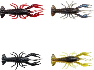 Produktbild von Savage Gear 4D Craw Black & Blue 7,5 cm 5,5 g Angelköder