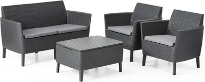 Obrázek produktu pro Keter 8dílná zahradní sedací souprava Salemo Graphite Grey 236629