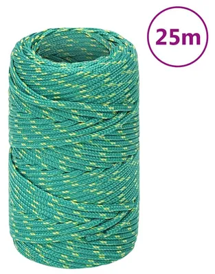 Image de Vidaxl -Bootseil 2 mm 25 m Polypropylengrün