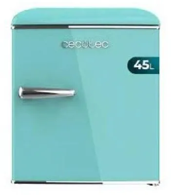 Obrázok produktu pre Cecotec Mini chladnička Retro Bolero Coolmarket TT Origin 103 Green E, retro mini chladnička zelená, výška 89,3 cm a šírka 48
