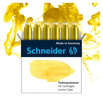 Produktbild von Schneider Schreibgeräte Pastel, Gelb, Tinte auf Farbstoffbasis, 6 Stück(e), Kombi-Packung