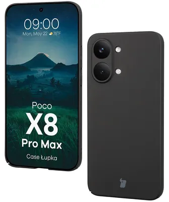 Produktbild von Handyhülle für Xiaomi POCO X8 Pro Max, Bizon Case Lupka, Schwarz