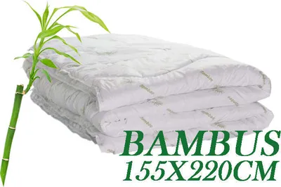 Produktbild von aboutyourhome Oberbett Steppbett Bambus 155x220cm Mikrofaser Antibakteriell Hotel Pension