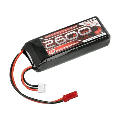Produktbild von Robitronic LiPo Akku 2600mAh 2S 2/3A Straight Empfängerpack