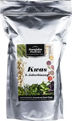KWAS L-ASKORBINOWY 500G CZDA CZYSTY SWOJSKA PIWNICZKA