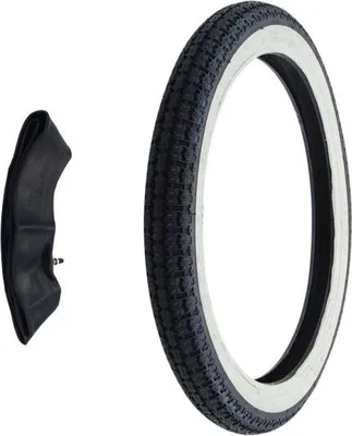 Obrázok produktu pre Pneumatiky Whitewall Kenda K252 2.25-16 (2 1/4 x 16) 31L TT + duša