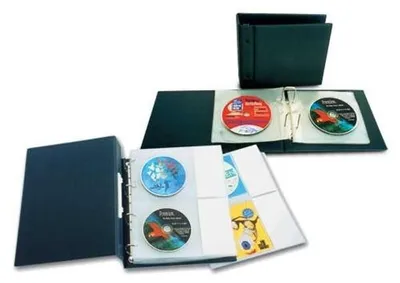 Produktbild von SAFE CD/DVD Aufbewahrungsalbum Modell 486 für 20/40 CDs/DVDs, 275x320x80mm