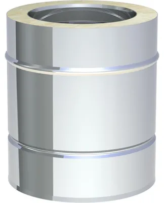 Produktbild von Jeremias DW-FU Längenelement 250mm Edelstahl Abgassystem Innendurchmesser 80mm Doppelwandig