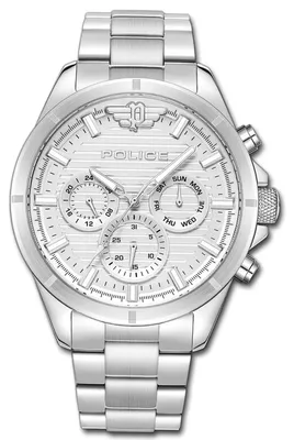 Produktbild von Police Herrenuhr Police Raho silber Edelstahlarmband Multifunktionuhr D3UPOK2227805