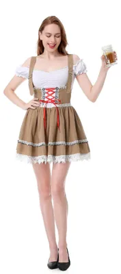 Zdjęcie produktu dla Tradycyjna damska sukienka Dirndl na
