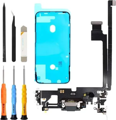 Produktbild von Flexibles Ladekabel für iPhone 12 Pro Max 6,7 Zoll schwarz