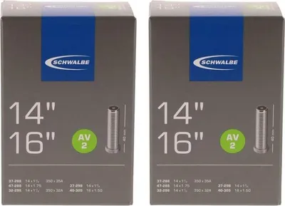 Image de Chambre à air Schwalbe 2x AV2 (32/47-288/305), 14-16 pouces