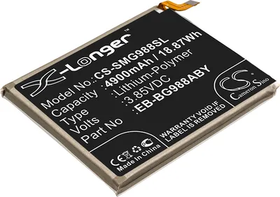 Immagine prodotto di TECHTEK Batteria compatibile con [Samsung] Galaxy S20 Ultra, Galaxy S20 Ultra 5G, SM-G9880, SM-G988B/DS, SM-G988N, SM-G988Q, SM-G988U, SM-G988U1, SM-