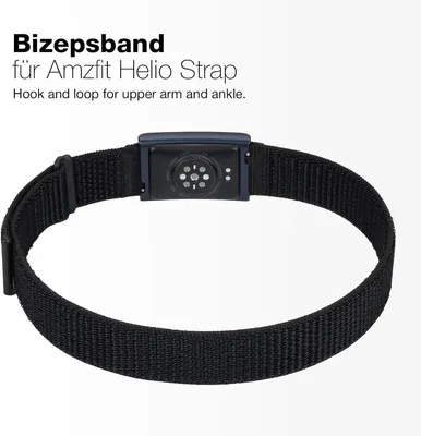 Verstellbares Nylonarmband für 22 mm Smartwatches, Sport Loop Ersatzband, kompatibel mit Zepp Amazfit Helio Strap, ideal für