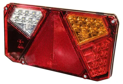 Was Zadné obdĺžnikové LED svetlo 242x134x58,2 Správny 920A/IP68-WAS5 no license plate light
