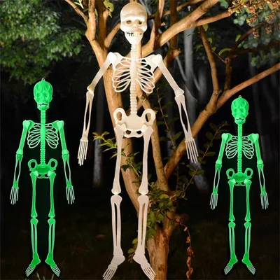 Immagine prodotto di Decorazioni per Halloween - Scheletro luminoso - 140 cm