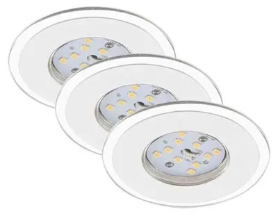 Produktbild von Briloner 7197-036 - SET 3x Dimmbare IP44 LED-Leuchte für Badezimmer