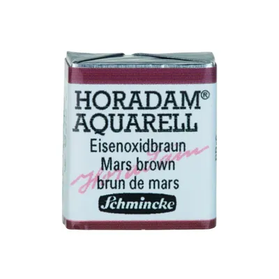 Produktbild von Schmincke HORADAM Aquarell Eisenoxidbraun 1/2 Näpfchen 14658044