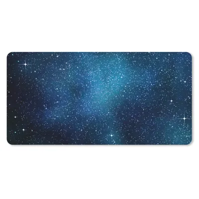 Produktbild von MuchoWow® Schreibtischunterlage Galaxie - Nacht - Galaxie - Jungen - Mädchen - Kinder 80x40 cm - XXL Mauspad - Gaming Mauspad