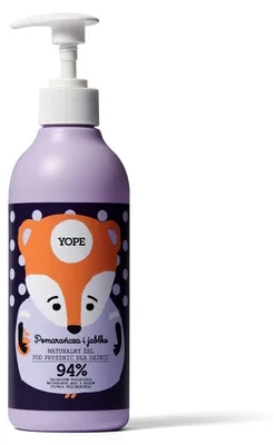 Immagine prodotto di Yope Baby Shower Gel con estratto di arancia e mela, 94%, 400 ml