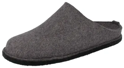 Produktbild von HAFLINGER Flair Soft Herren Pantoffel grau Wollfilz - Größe: 46