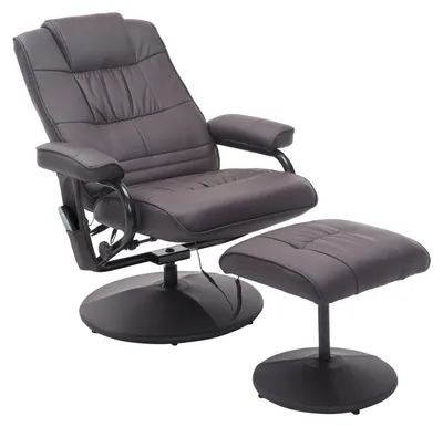 Produktbild von Massagestuhl - Entspannungssessel - Vibrationsstuhl - Massagesessel - Braun - 10 Vibrationspunkte