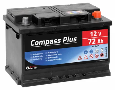 Obrázek produktu pro Autobaterie COMPASS PLUS 12V 72Ah 640A
