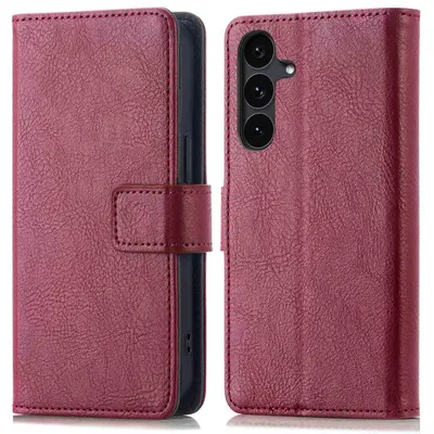 Imagen del producto de Funda Tipo Libro de Lujo para Samsung Galaxy S25 FE - Bordeaux