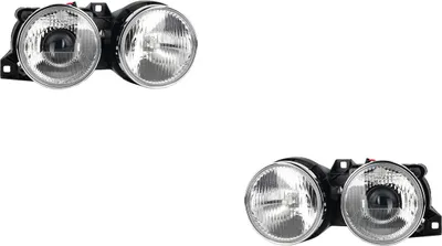 Immagine prodotto di Johns, proiettori adatti per BMW Serie 3 E30 09/87-01/92 Super-De/H1 set di proiettori destro e sinistro