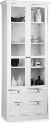 Produktbild von Vitrine Standvitrine Glasvitrine Holzvitrine Vitrinenschrank"Landsted I"