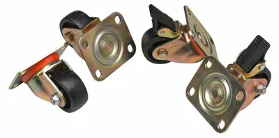 Zdjęcie produktu dla Equip EZW-2, Kółka samonastawne, Czarny, 4 szt., 1,94 kg