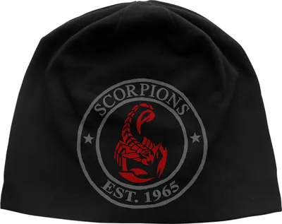Produktbild von Scorpions - "Est. 1965" Mütze für Herren/Damen Uni RO6486 (Einheitsgröße) (Schwarz)