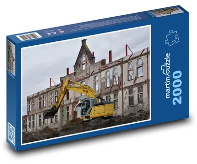 Produktbild von martinpuzzle - Puzzle 2000 Teile - Baggerarbeiten mit einem Bagger