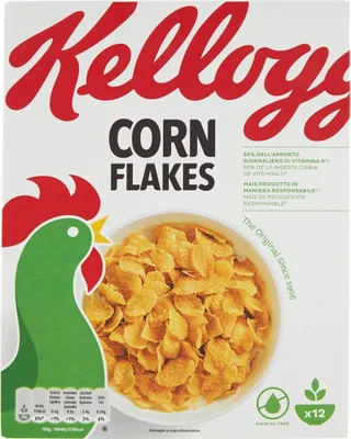 Produktbild von Kelloggs Cornflakes der knusprige Klassiker Frühstückscerealien 500g