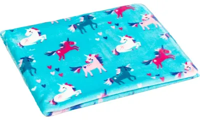 Obrázok produktu pre Detská deka ELLA – 75 x 100 cm – tyrkysová, ružová, biela