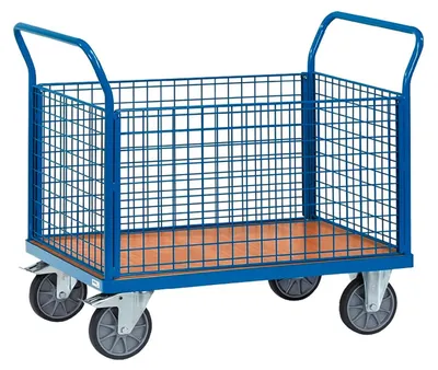 Produktbild von Fetra Vierwandwagen 600 kg Ladefläche L x B 1200 x 800 mm