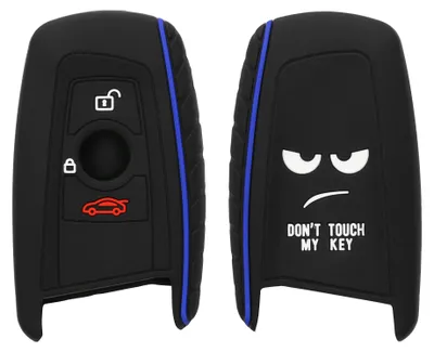 Produktbild von kwmobile Schlüsselhülle für BMW 3-Tasten Funk Autoschlüssel (nur Keyless Go) Hülle - Autoschlüssel Schlüssel Hülle aus Silikon - Schlüsselschutz