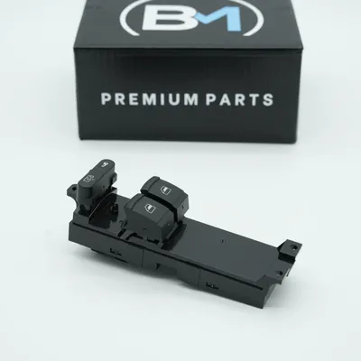 Zdjęcie produktu dla Przycisk podnoszenia szyby przedni lewy do VW Golf 4, Passat, Seat Leon, Skoda 1J3959857