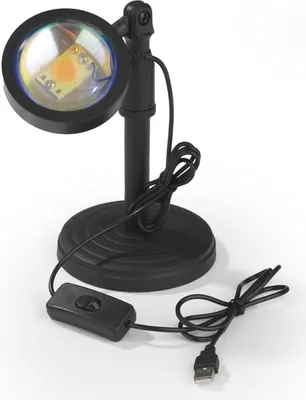 Produktbild von MAXXMEE LED-Sunset-Lampe - 180° dreh- und verstellbar - schwarz