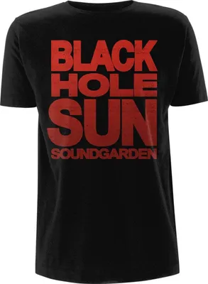 Zdjęcie produktu dla Soundgarden Black Hole Sun Black L Koszulka